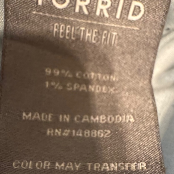 Torrid Perfect Boyfriend Ankle Jeans 28R Dark Wash Vintage Stretch - Picture 7 of 9